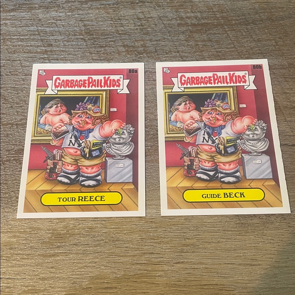 ✨10/$10 GPK SALE✨ Garbage Pail Kids GPK Go on Vacation Base 80a and 80b